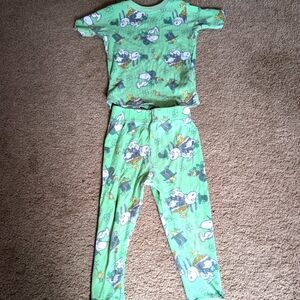 St Patrick's themed toddler pajamas